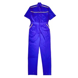 Customized women's one-piece industrial uniform design Velcro zipper industrial uniform industrial uniform manufacturer D375 Customized women's one-piece industrial uniform design Velcro zipper industrial uniform industrial uniform manufacturer D375
